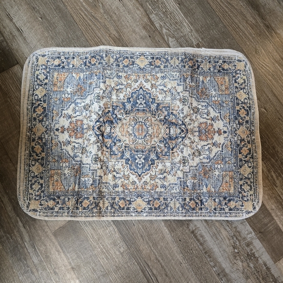 Blue and Cream Pet Training Mat - Picture 1 of 6